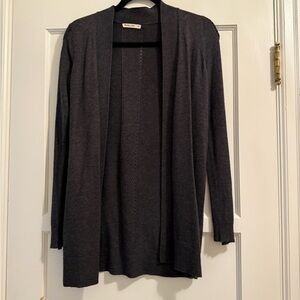 Marine Layer Charcoal Open Cardigan
